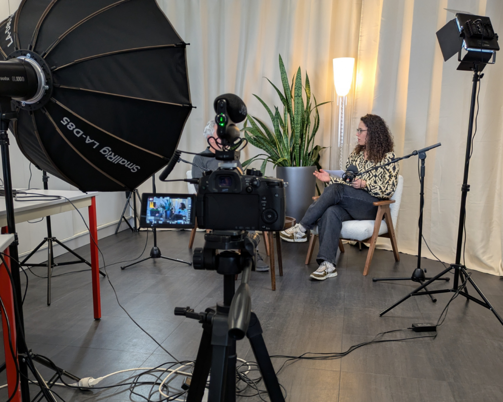 Tournage podcast Play Learning